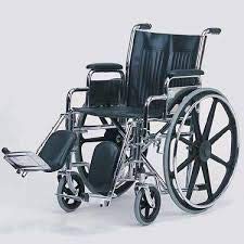 18" Detachable Desk Arm Wheelchair with Elevating Leg Rest H72545