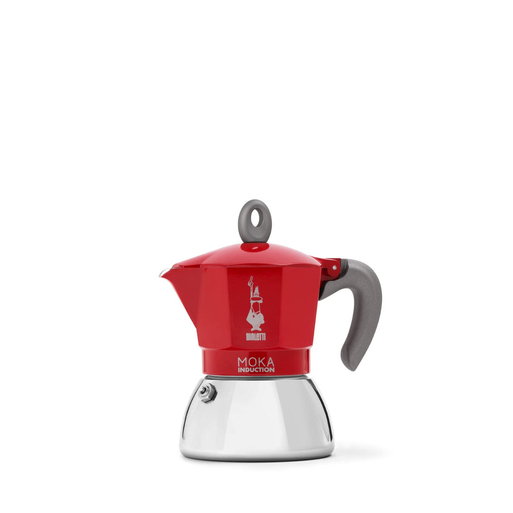 Red 4 Cups Espresso Moka Pot F739545