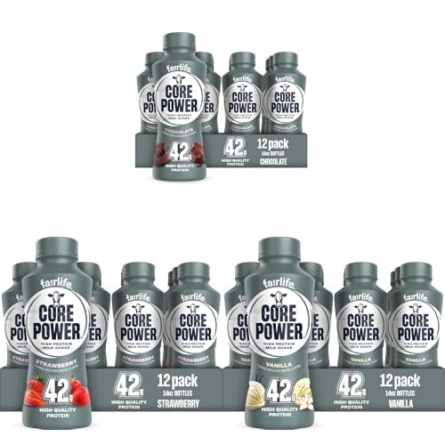 Chocolate Vanilla Strawberry High Protein Shake 12pk C986995