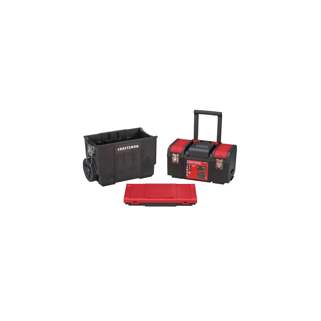 19-in. 3-in-1 Rolling Tool Box with Wheels B4379