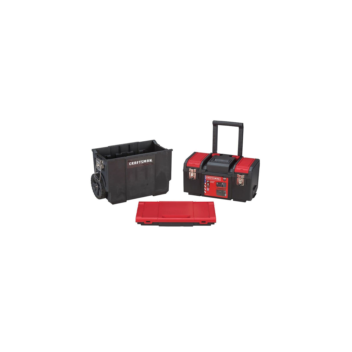 19-in. 3-in-1 Rolling Tool Box with Wheels B4379