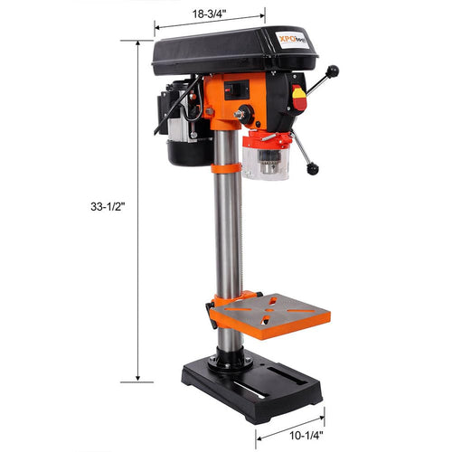 10-Inch Benchtop Drill Press with Laser R739