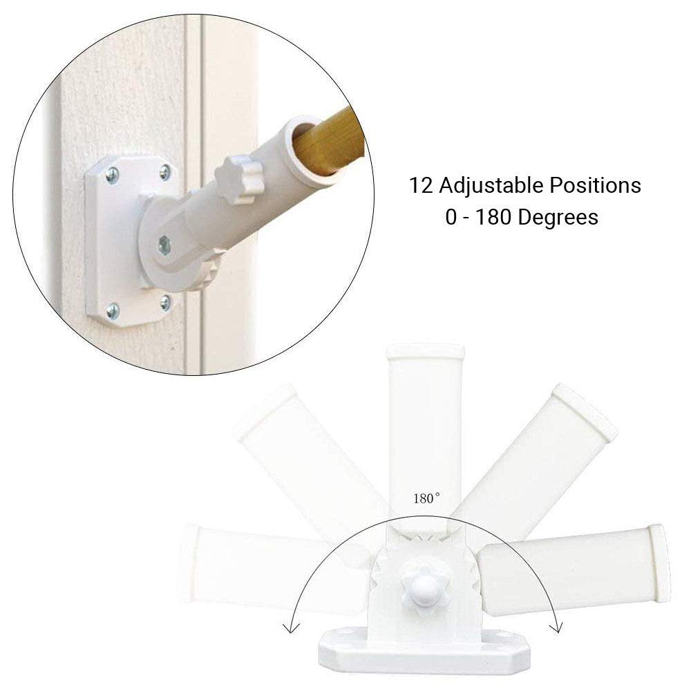 Adjustable Aluminum Flag Pole Bracket E948648
