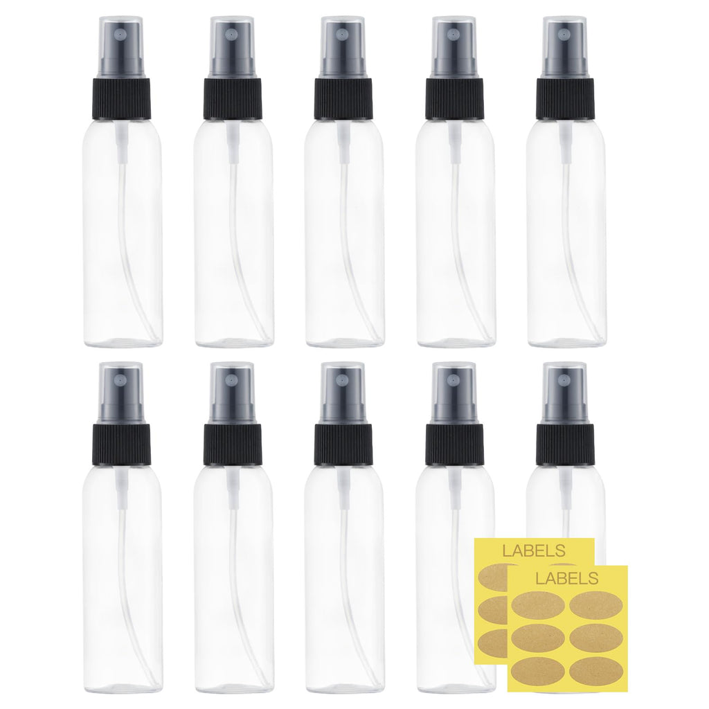 Small 2oz Plastic Spray Bottle 10 Pack S63849