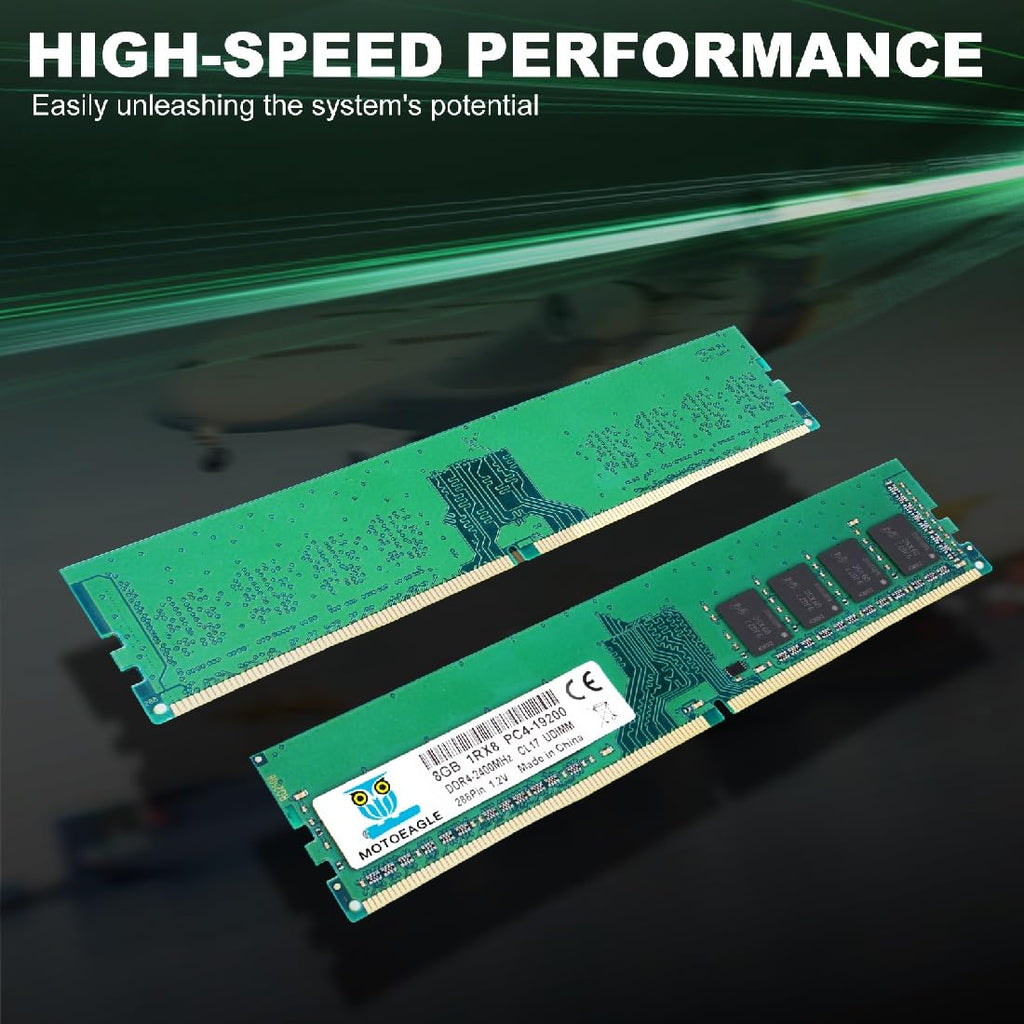 16GB DDR4 RAM 2x8GB 2400 MHz Non-ECC Desktop Memory KIT Y854