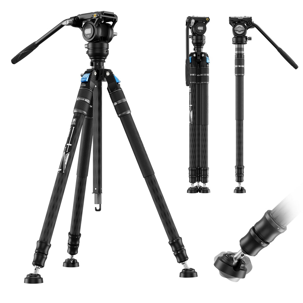 Carbon Fiber Video Tripod Kit S724463