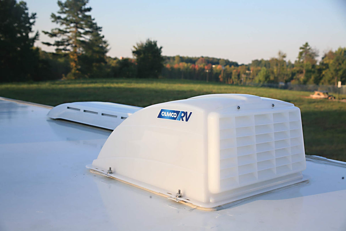 White RV Roof Vent Cover H722624