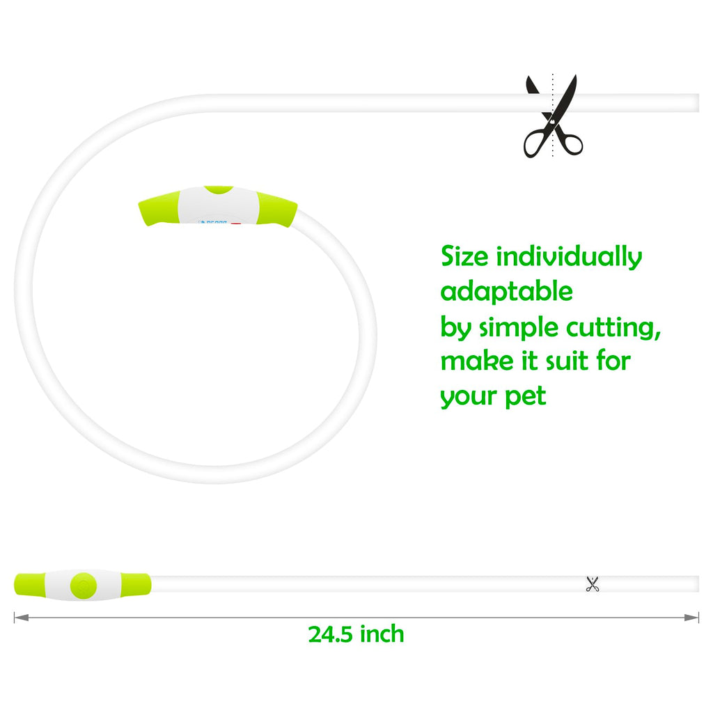 USB Rechargeable Led Dog Collar P2314