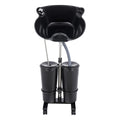 Portable Shampoo Bowl with Electric Pump, Height Adjustable Hair Washing Station F94433