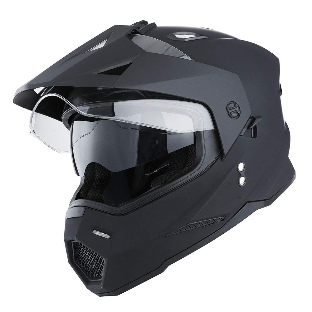 Dual Sport Motorcycle Full Face Helmet Dual Visor D7920