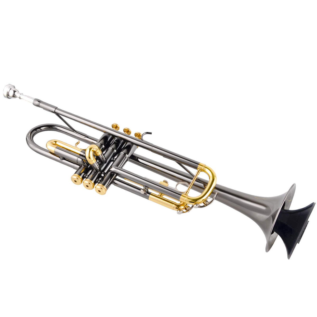 Portable 5 Legs Foldable Trumpet Stand with Cleaning Kit N5613