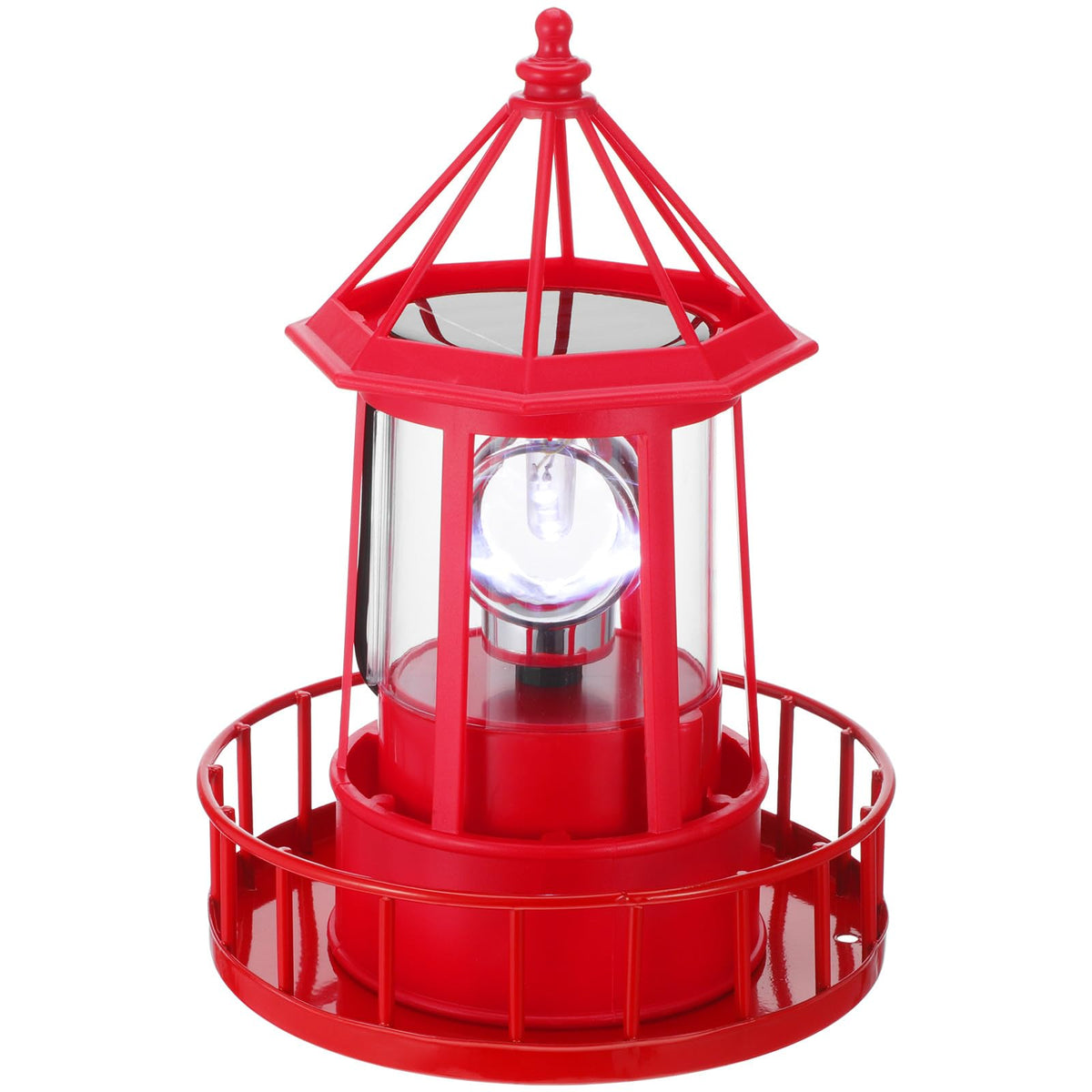 Solar Rotating Lighthouse Garden Light S4106