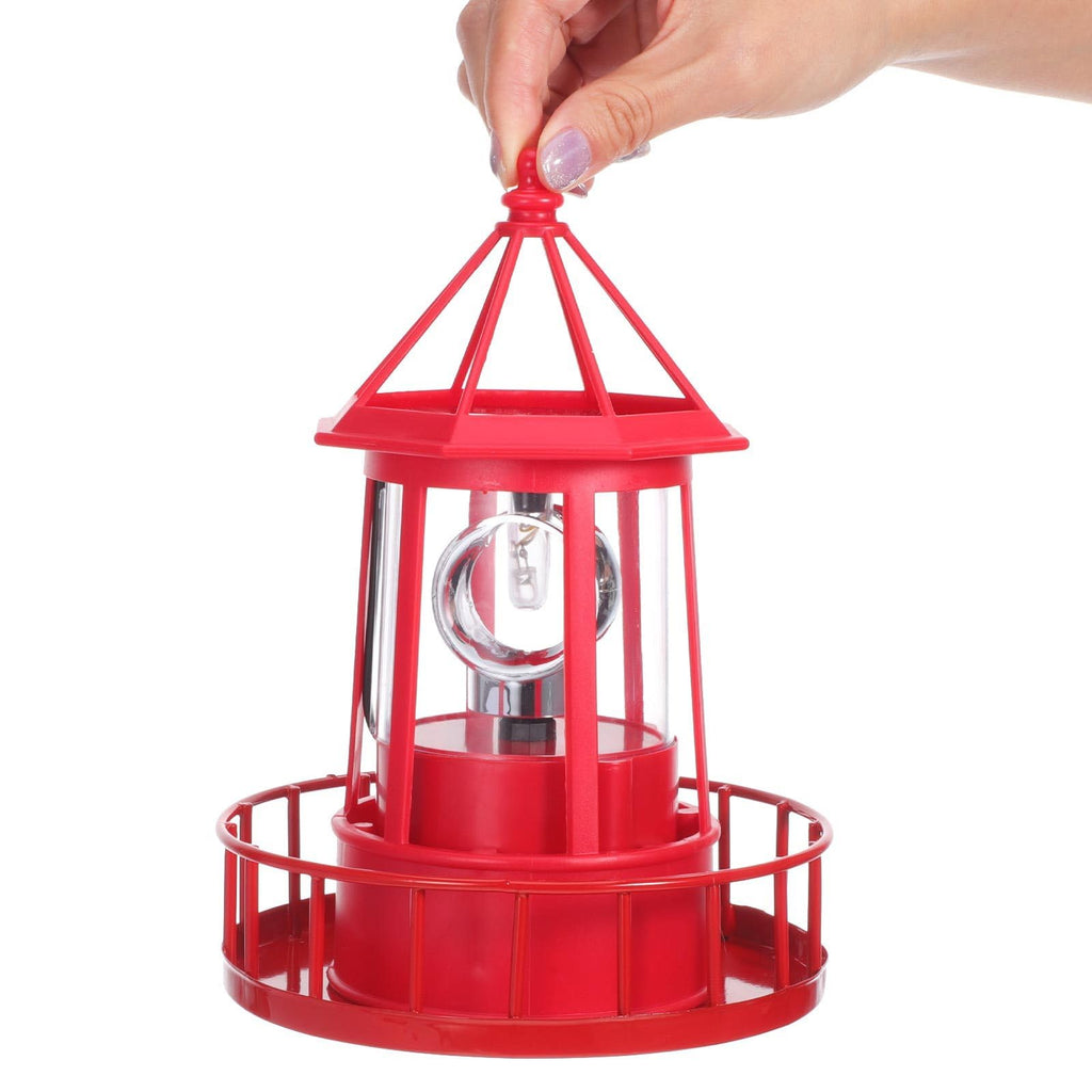 Solar Rotating Lighthouse Garden Light S4106
