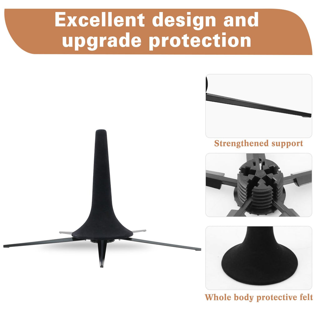 Portable 5 Legs Foldable Trumpet Stand with Cleaning Kit N5613