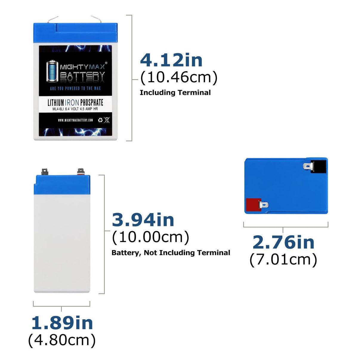 6V 4.5AH Lithium Replacement Battery A4590