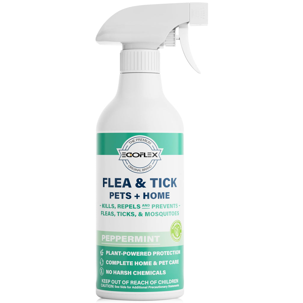 Plant-Based Flea Spray with Peppermint Scent 16oz T61244