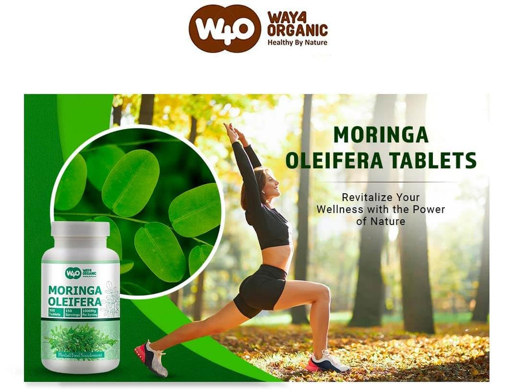 Moringa Leaf Powder Capsules 300 Pills V30695