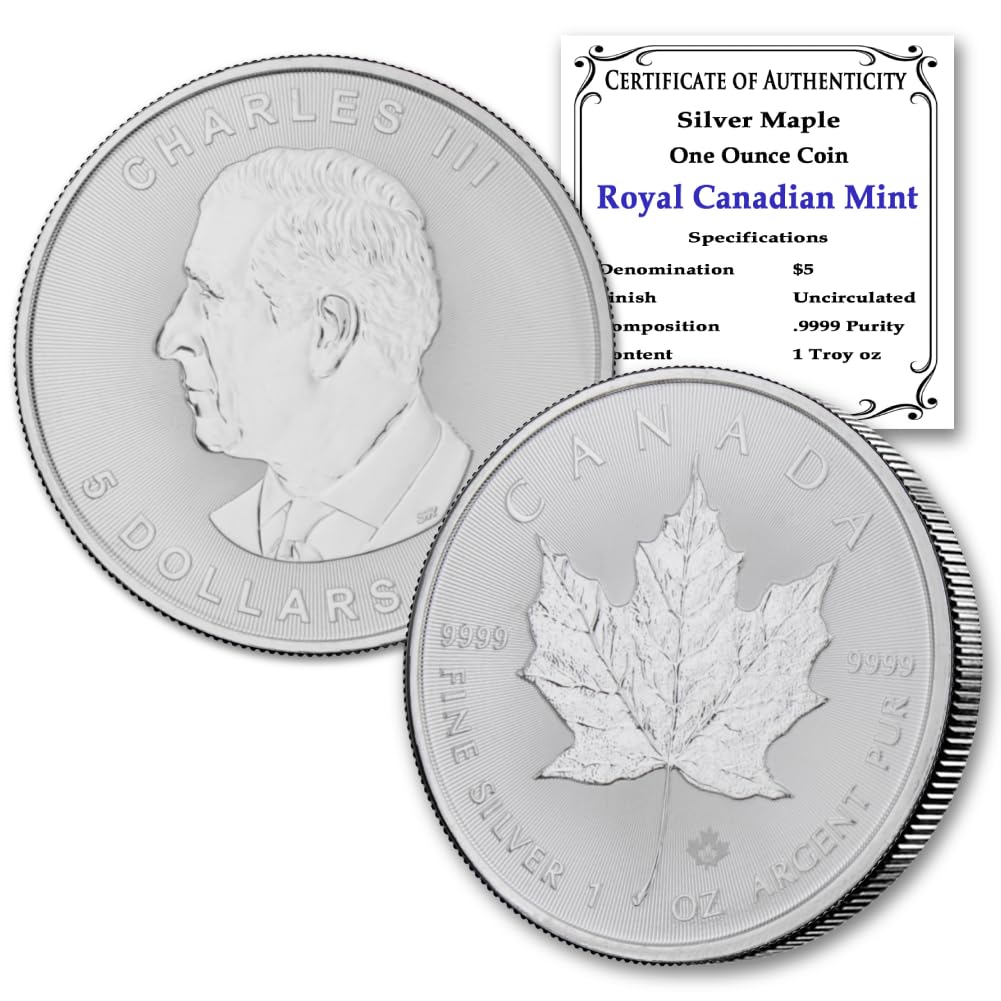 1 oz Canadian Maple Leaf Silver Coin N921055