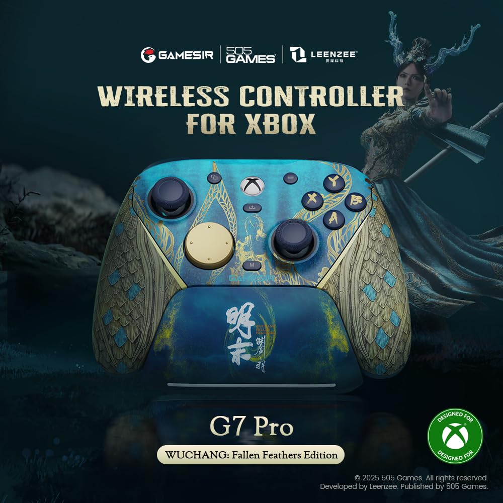 Wireless Gaming Controller with TMR Sticks, Hall Effect Analog Triggers M694