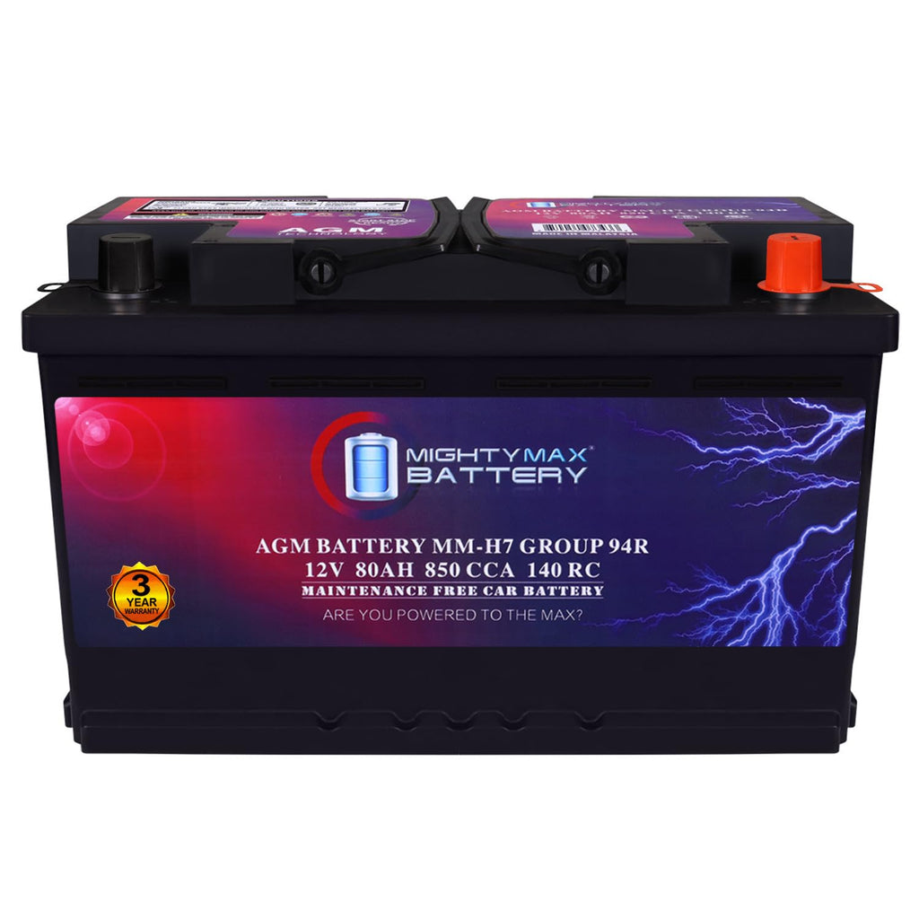 12V 80AH 850 CCA Replacement Battery D6608
