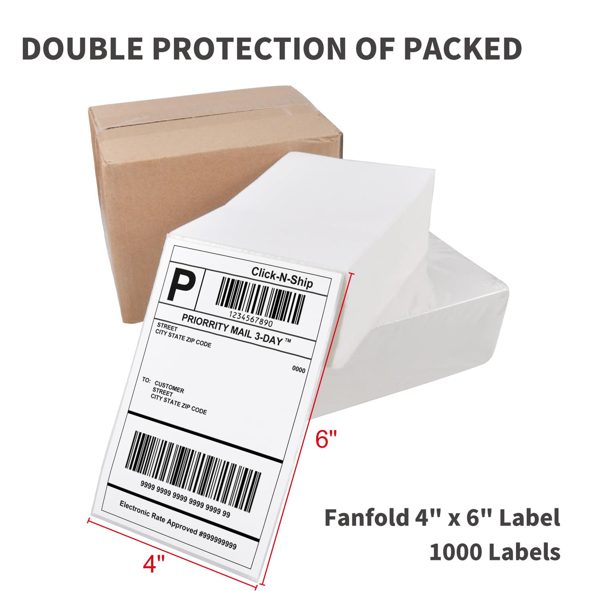 4x6 Thermal Shipping Labels R4464