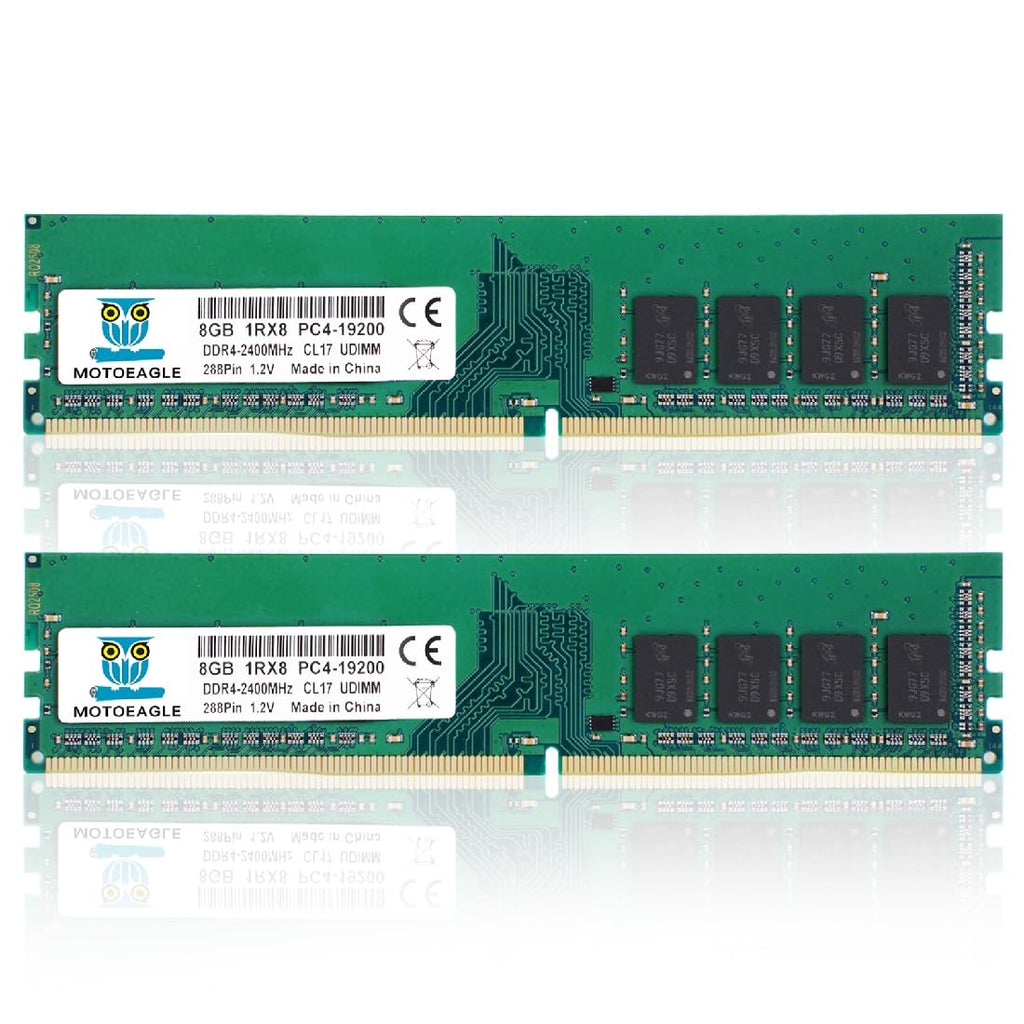 16GB DDR4 RAM 2x8GB 2400 MHz Non-ECC Desktop Memory KIT Y854