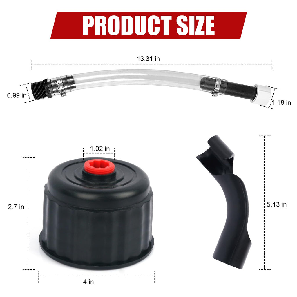 5 Gallon Fuel Jug Hose and Cap Kit R3049