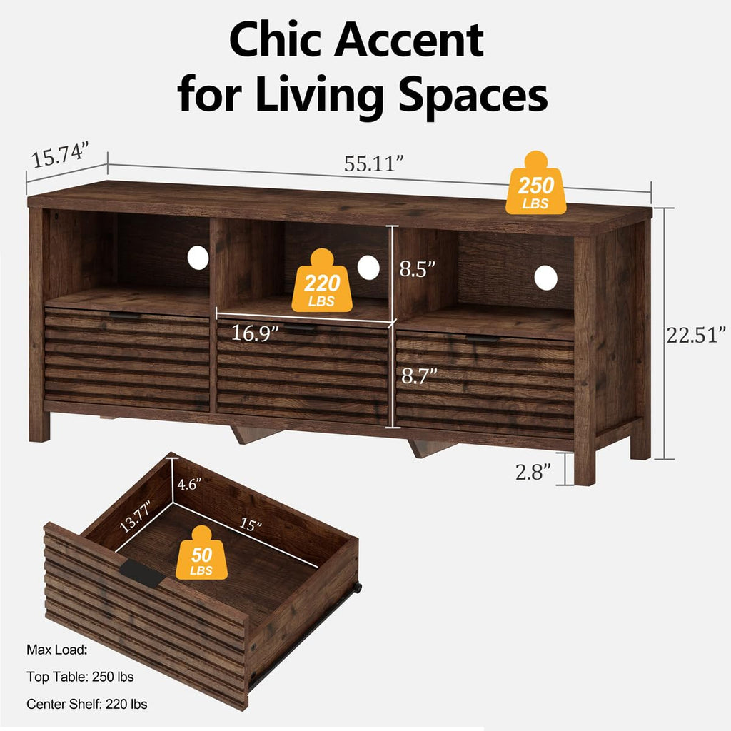 Oak TV Stand S78704