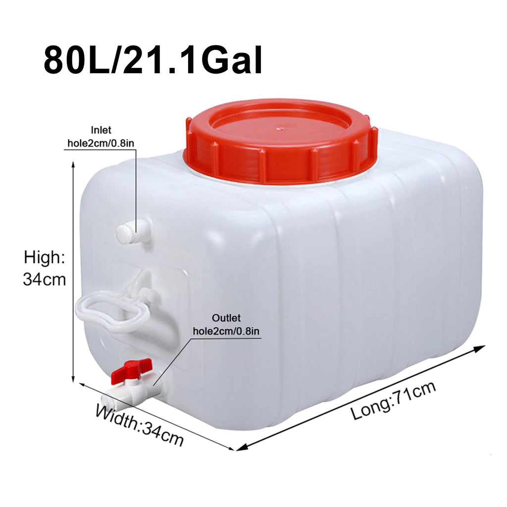Large Capacity Plastic Water Container with Faucet and 3M Water Pipe T674