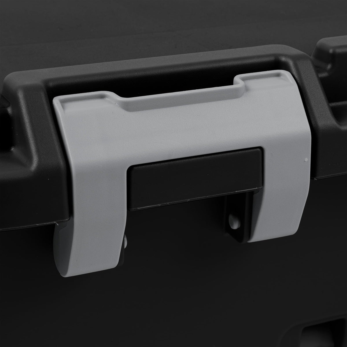 22 Gallon Black Wheeled Plastic Storage Trunk with Lockable Lid P78196
