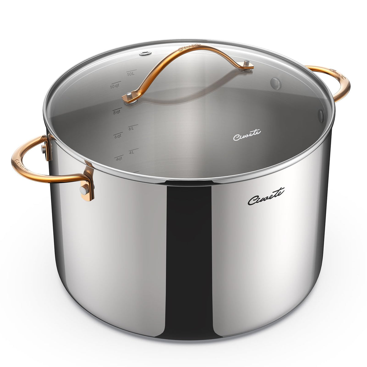 12 Quart Tri-Ply Stainless Steel Stock Pot with Lid S79914