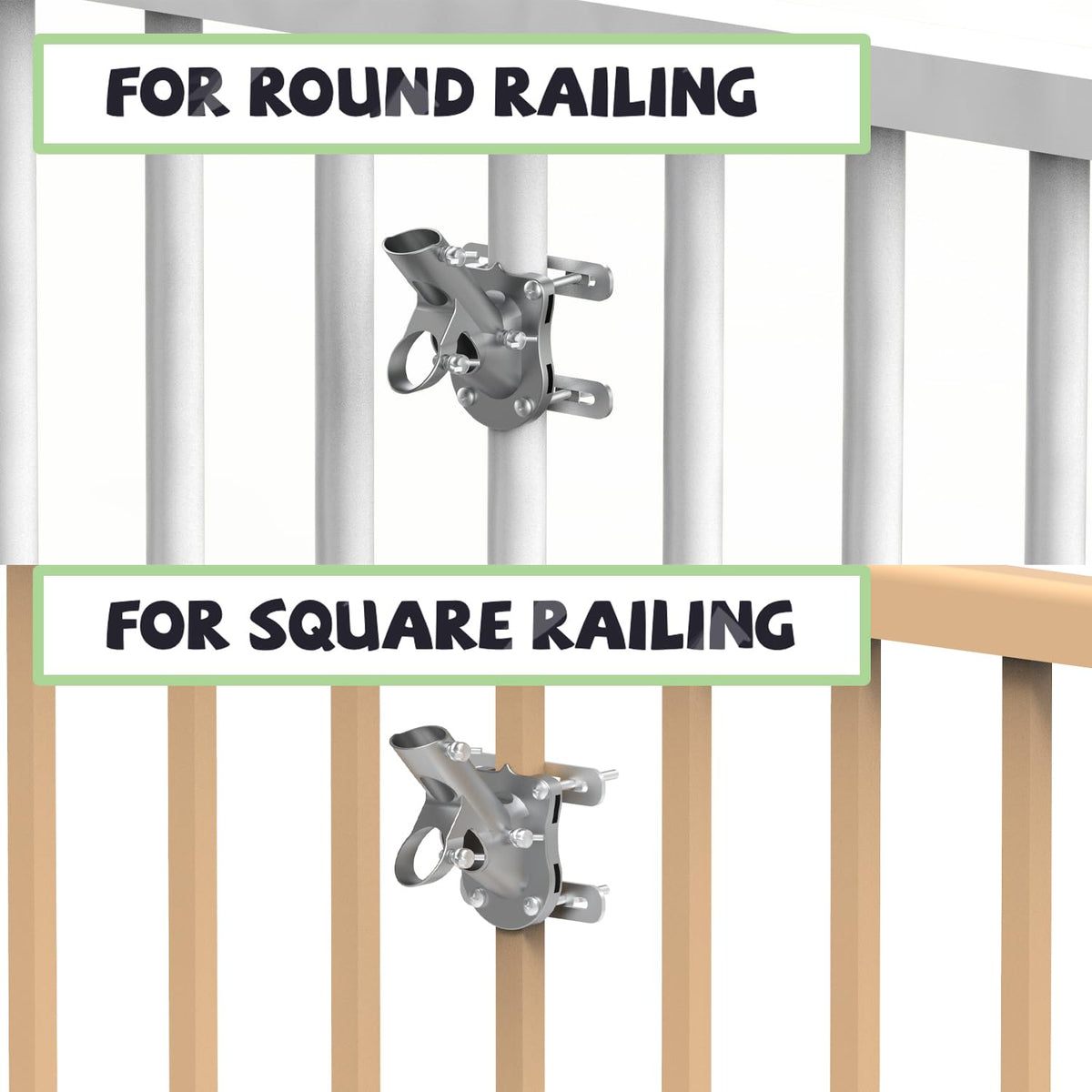 Aluminum Flag Pole Bracket for 1" Diameter Flagpole M996135