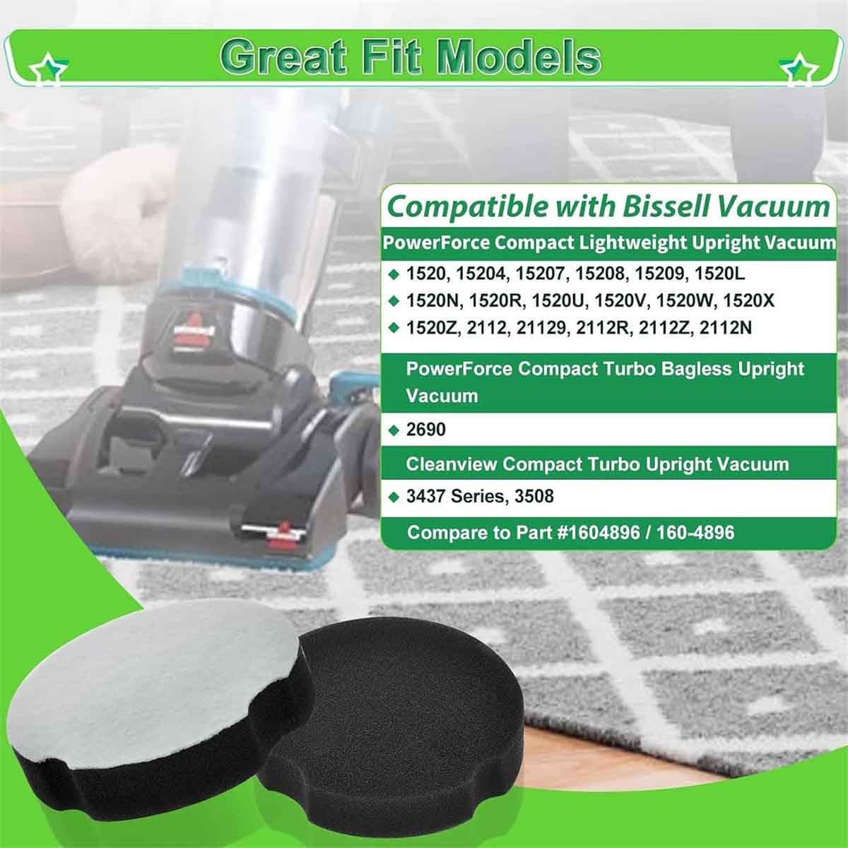4 Pack Vacuum Cleaner Filter Replacement Z5990