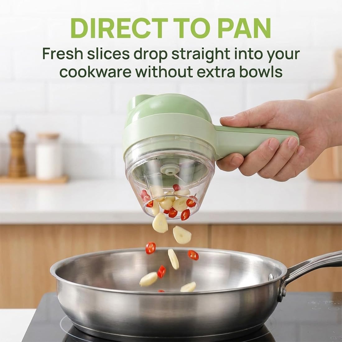 4 in 1 Handheld Electric Vegetable Cutter M446