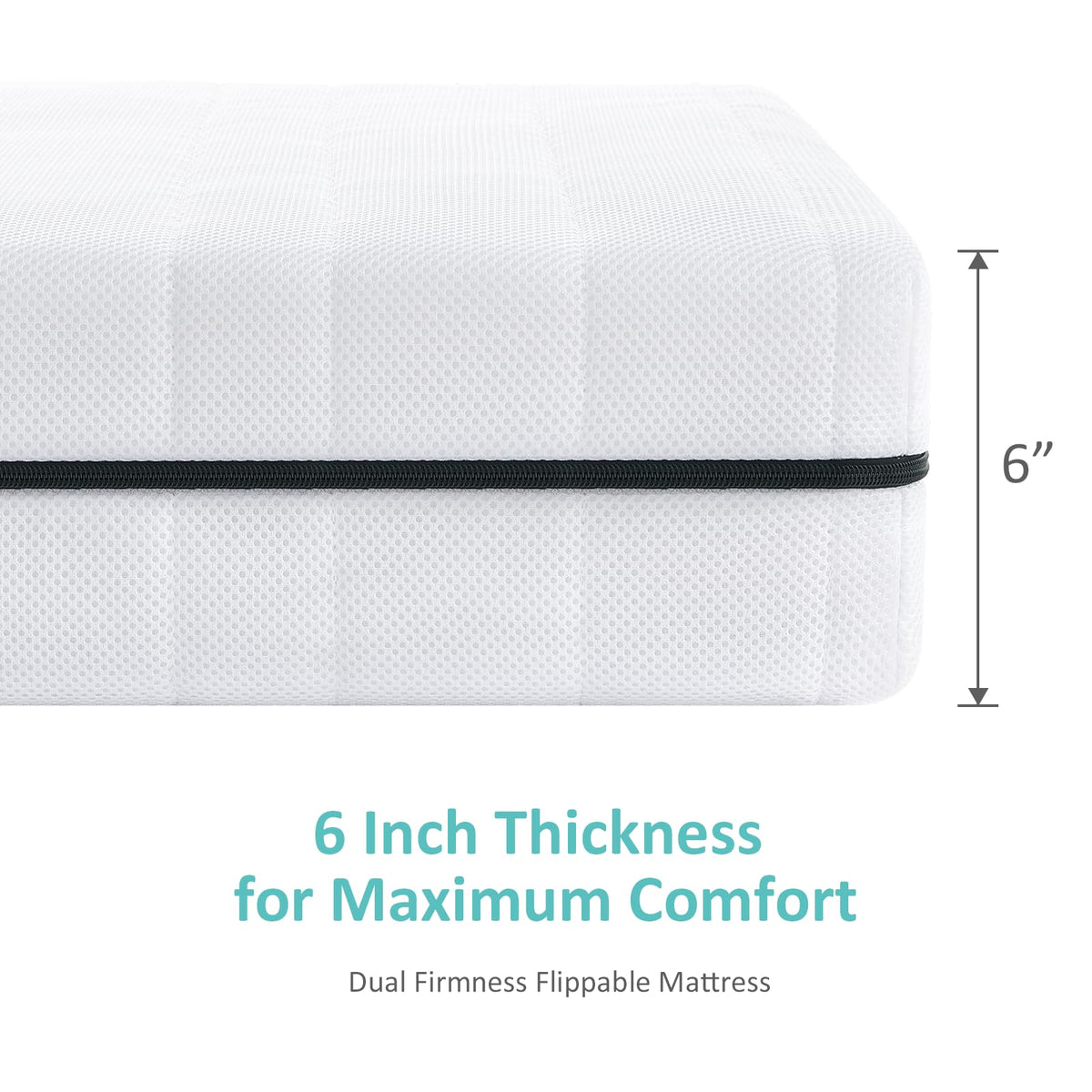 Breathable Dual Sided Memory Foam Crib Mattress B449