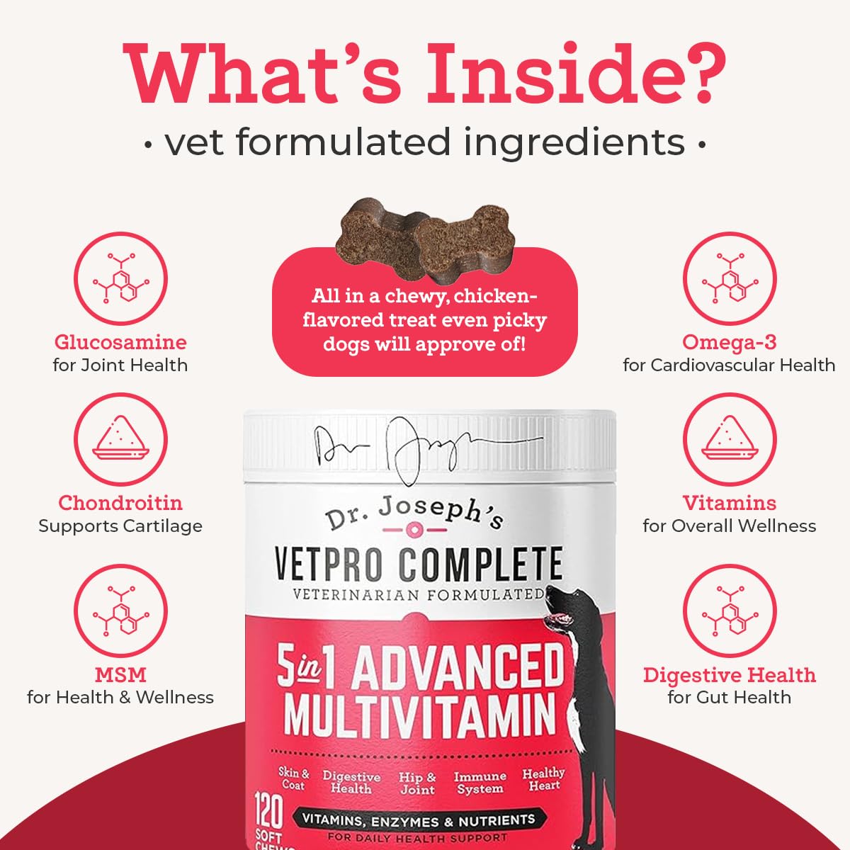 120 Count Dog Multivitamin Chew P45194