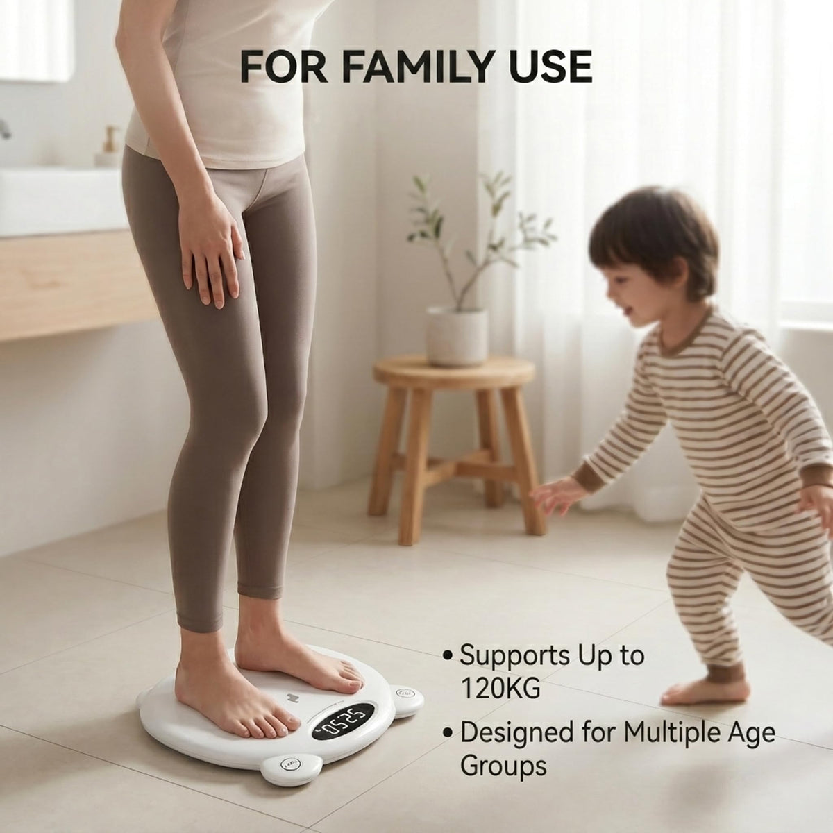 White Digital Baby Scale U5776