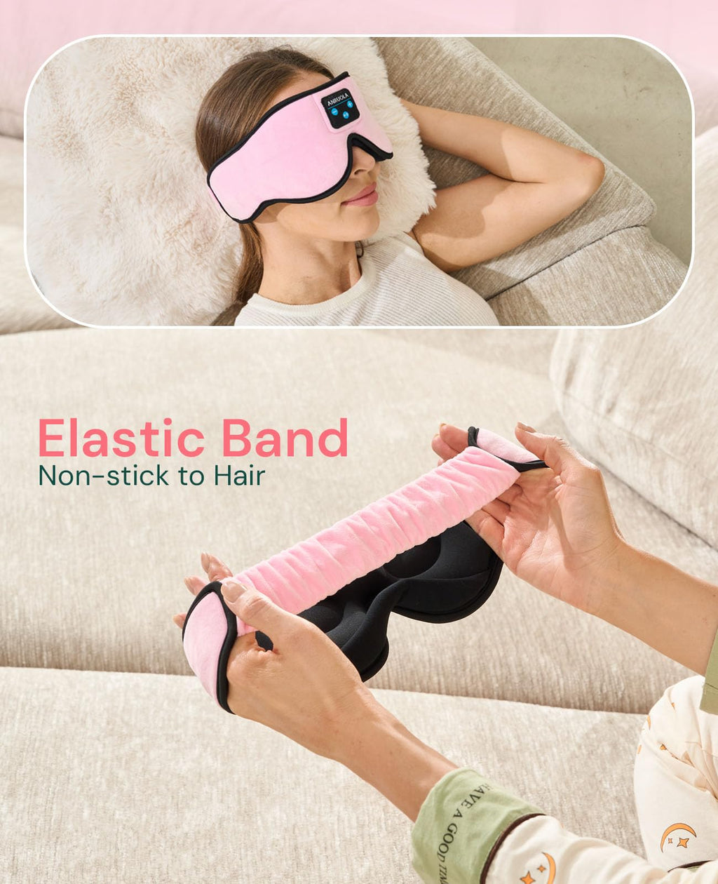 Bluetooth Sleep Mask with Wireless Headphones S113621