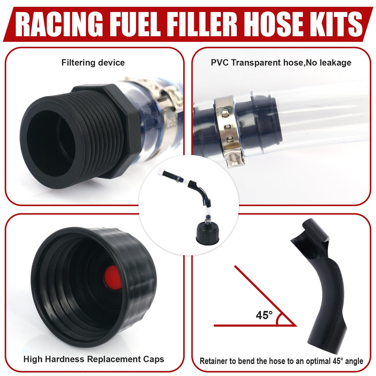 5 Gallon Fuel Jug Hose and Cap Kit R3049