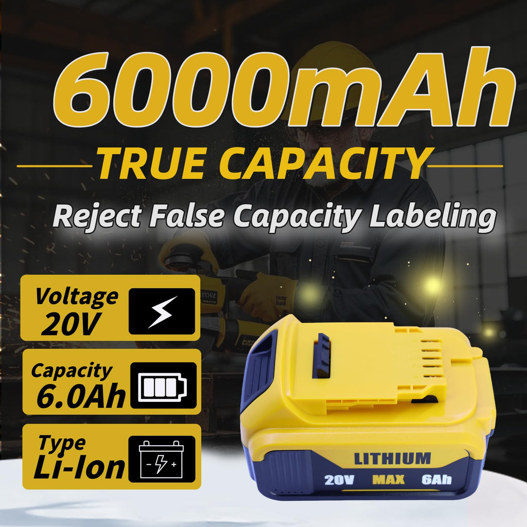 6000mAh Replacement Battery 2-Pack R647159