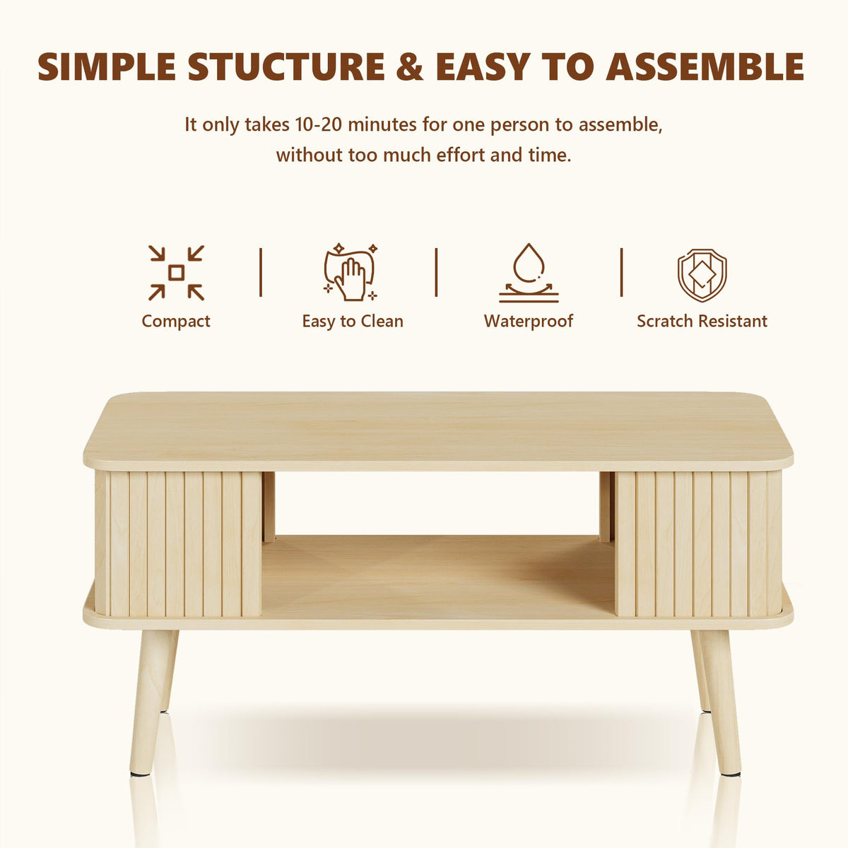 Coffee Table with Storage Z67340