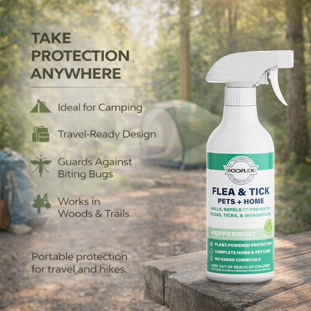 Plant-Based Flea Spray with Peppermint Scent 16oz T61244