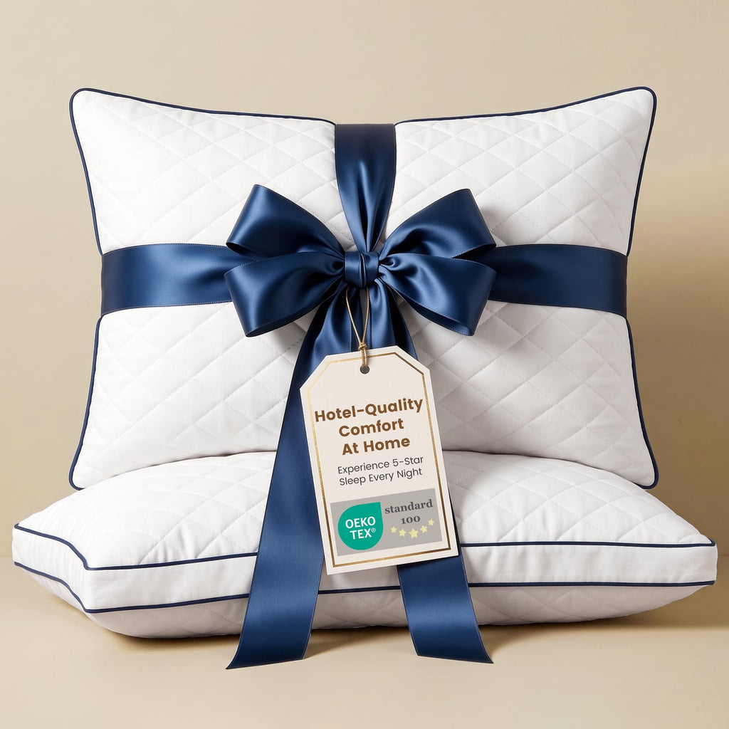 Shredded Memory Foam Pillows King Size Set of 2 E942