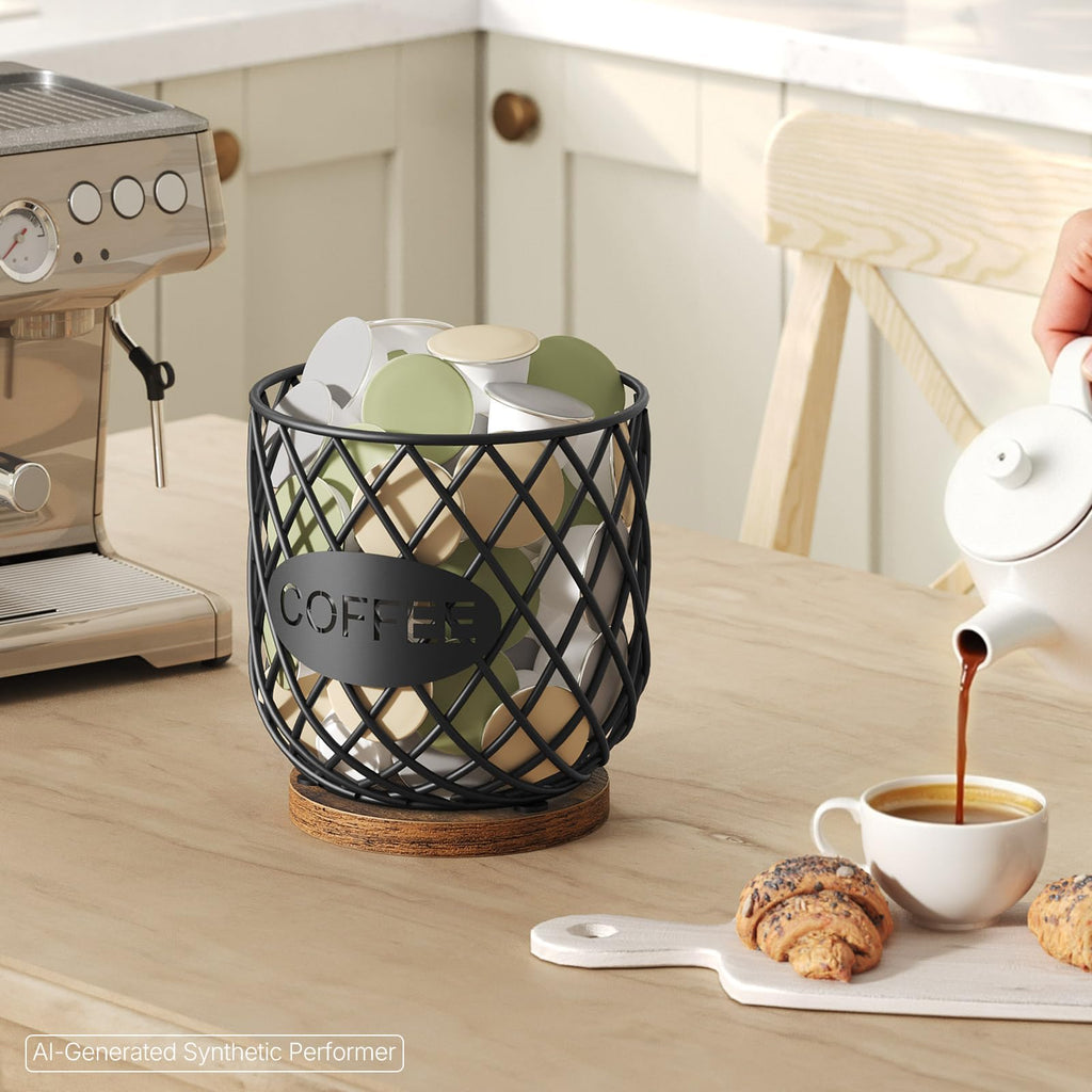 Compatible with K Cup & Nespresso Vertuo Pods Coffee Pod Holder Organizer K304