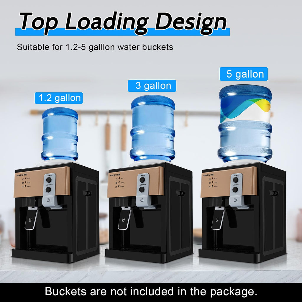 Top Loading Countertop Water Cooler Dispenser 3 Temp Z5885