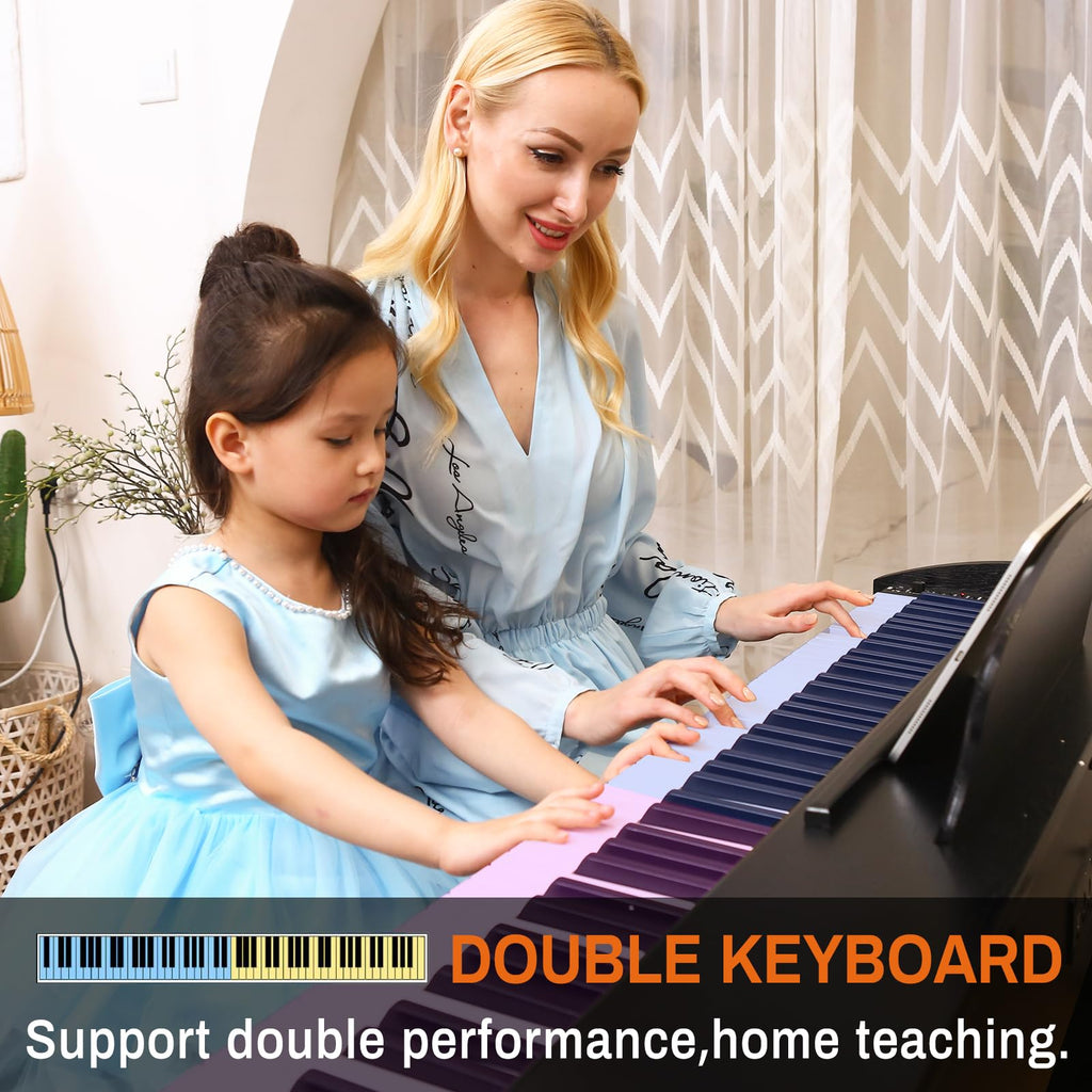 88-Key Digital Piano with Stand & Pedals A566