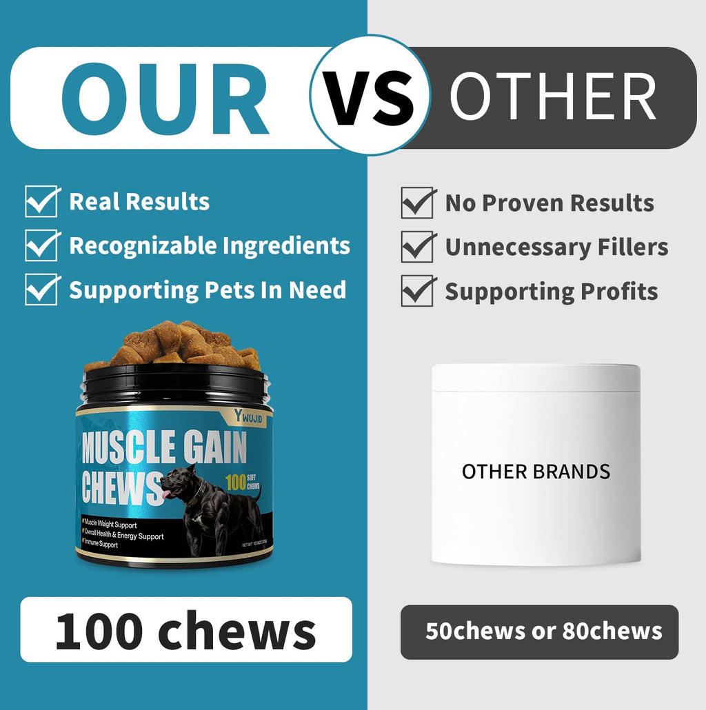 High Protein Dog Weight Gainer Chews D860