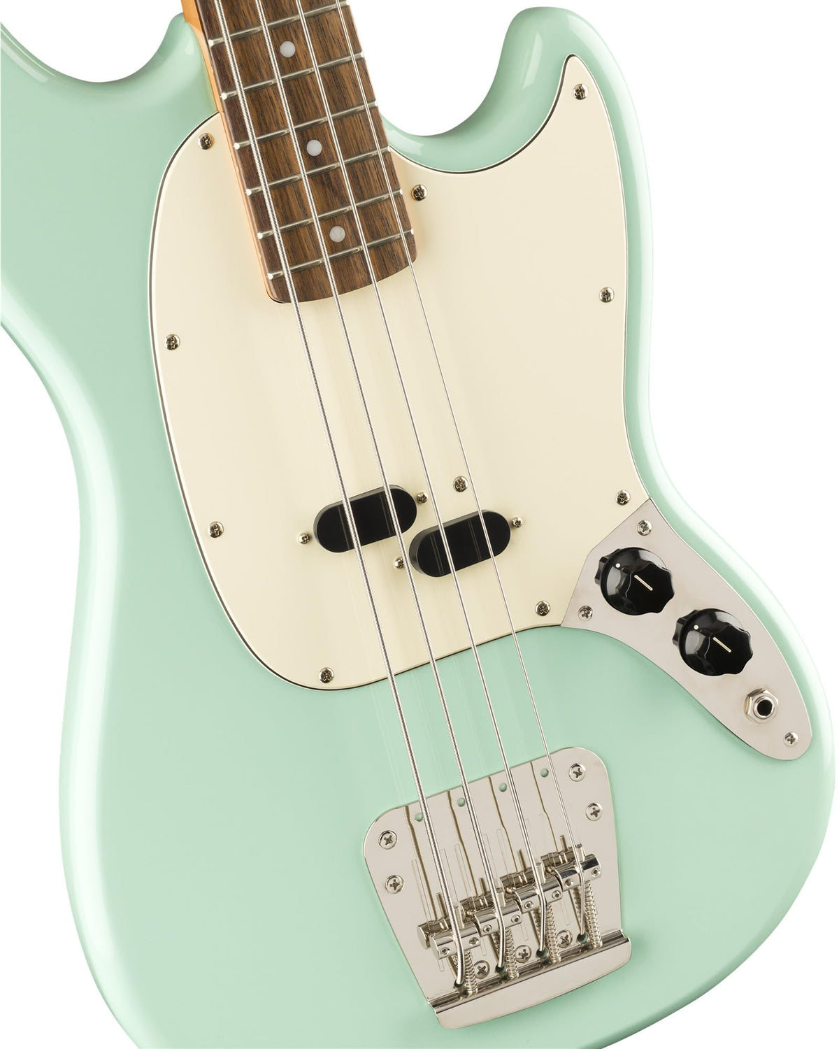 Surf Green Electric Bass Guitar with Instrument Cable, Tuner, Strap L102808