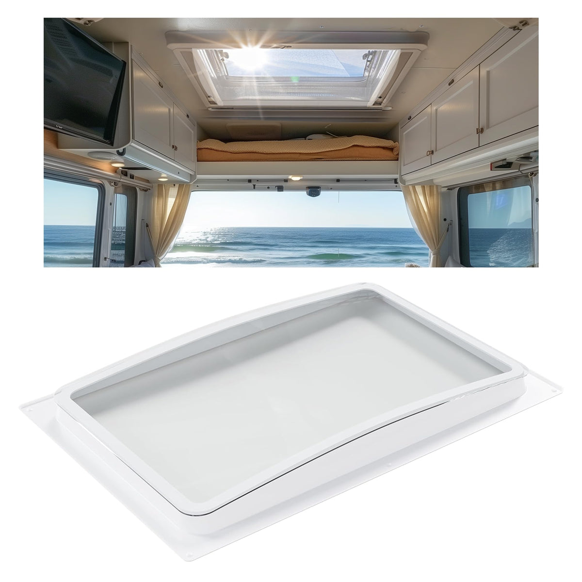 24" Shatterproof Clear RV Skylight Dome Cover D534998