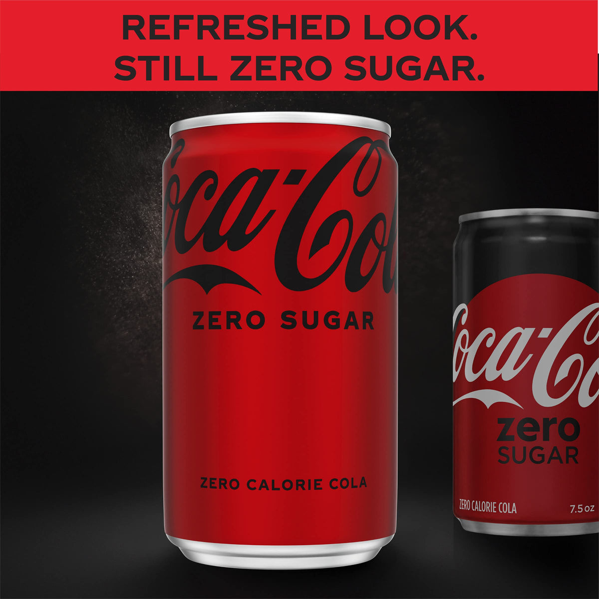 Coke Zero Sugar Mini-Can 7.5 fl oz 12 Pack Y890